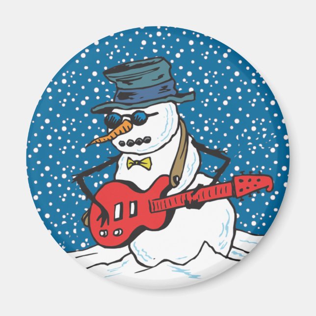 Aimant Rocking Snowman (Devant)