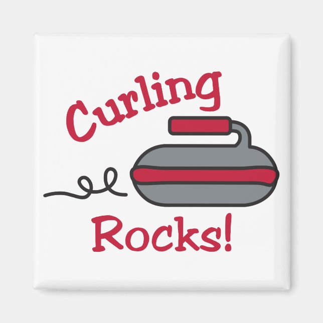 Aimant Rocks de curling (Devant)