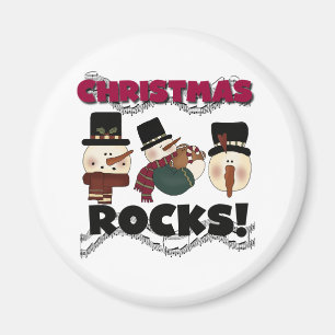 Aimant Rocks de Noël des neigeurs