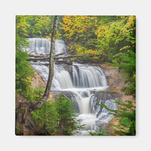Aimant Rocks National Lakeshore, Sable Falls (Devant)