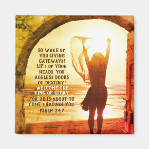 Aimant Roi de 24:7 de psaume de gloire, vers de bible