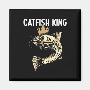 Aimant Roi des poissons-chats – Pêcheur passionné de pêch