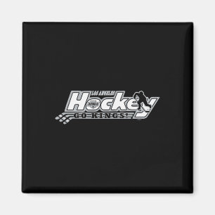Aimant Rois de Los Angeles Hockey Noir Sous Licence Offic