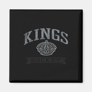 Aimant Rois de Los Angeles Vintage Hockey Blanc Officiell