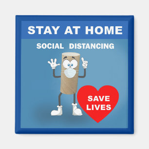 Aimant Roll de l'équipe de la Toilet Paper avec le premie