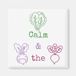 Aimant Romaine Calme & Turnip la betterave