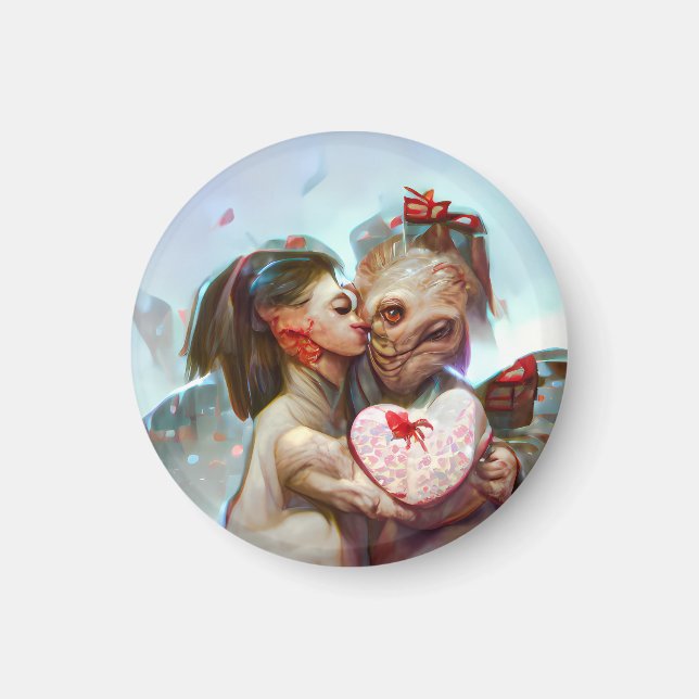 Aimant Romance Alien lunatique (Devant)