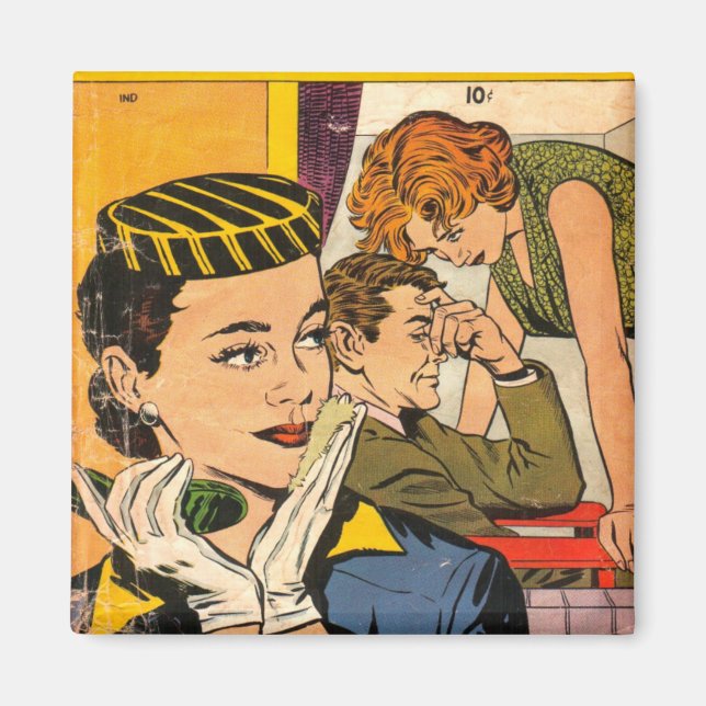 Aimant Romance vintage (Devant)