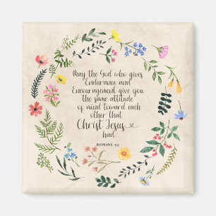 Aimant Romans 15:5 Bible Verse Image