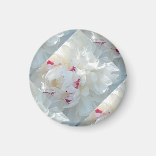 Aimant romantique à plusieurs pivoines