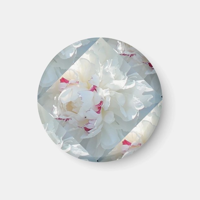 Aimant romantique à plusieurs pivoines (Devant)