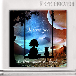 Aimant Romantique Kitty Moonlight Lonet