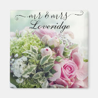 Romantique M. & Mme Pink Rose Rose Rose Floral Mar