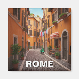 Aimant Rome Cobblestone rue Italie