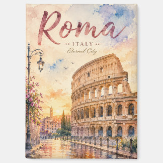 Aimant Rome Italie Aquarelle