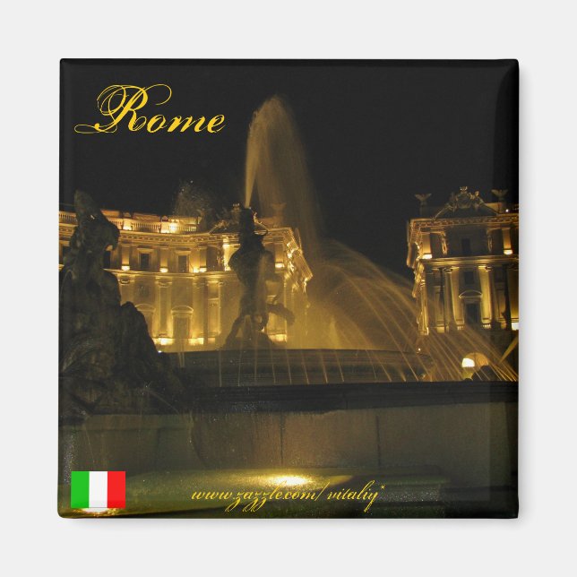 Aimant Rome Italie cool magnétique design (Devant)