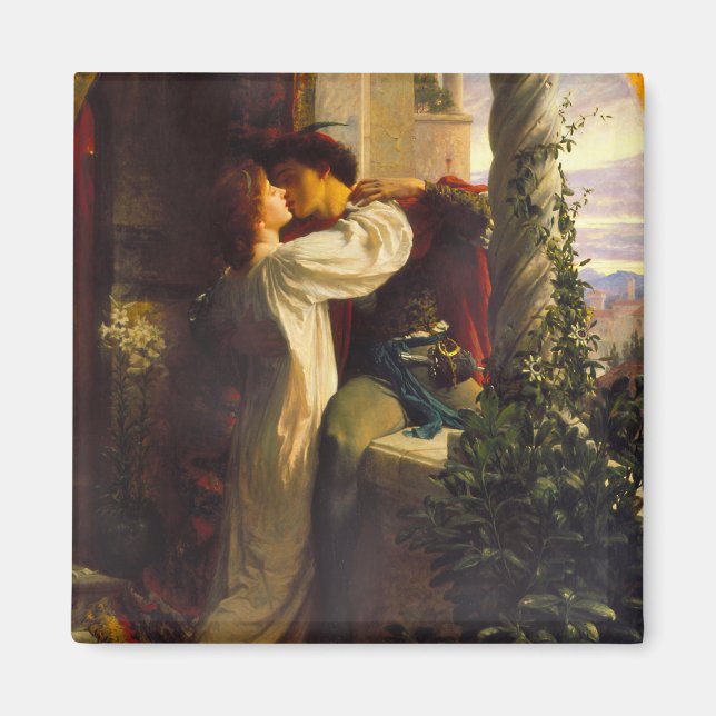 Aimant Romeo et Juliet c. 1884 par Sir Frank Dicksee (Devant)
