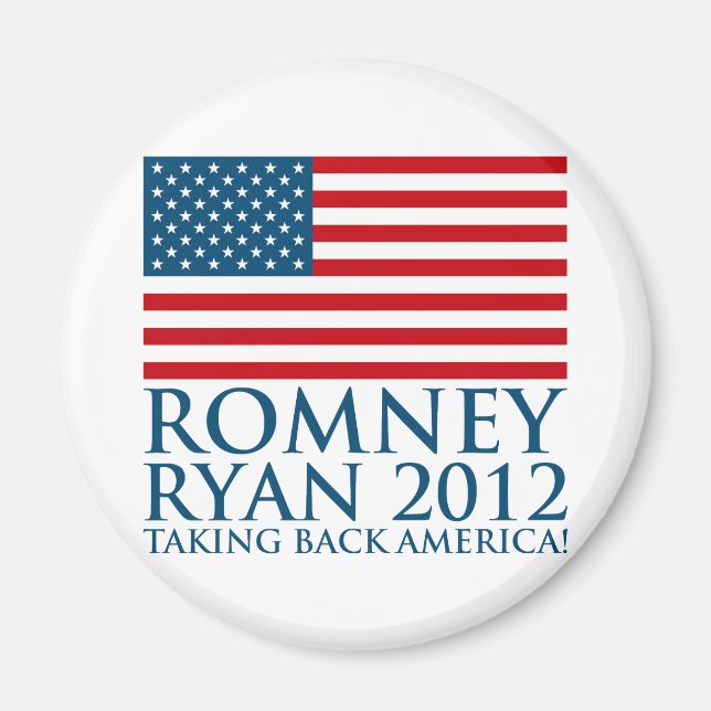 Aimant Romney Ryan 2012 (Devant)