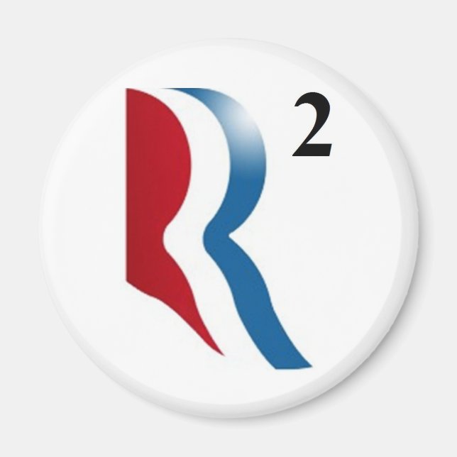 Aimant Romney & Ryan 2012 - "R squared" (Devant)