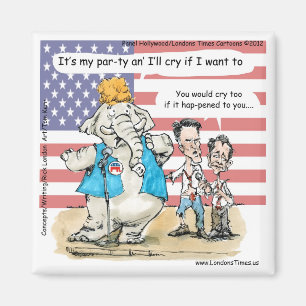 Aimant Romney & Ryan C'est Ma Fête Cadeaux et Cartes Drôl