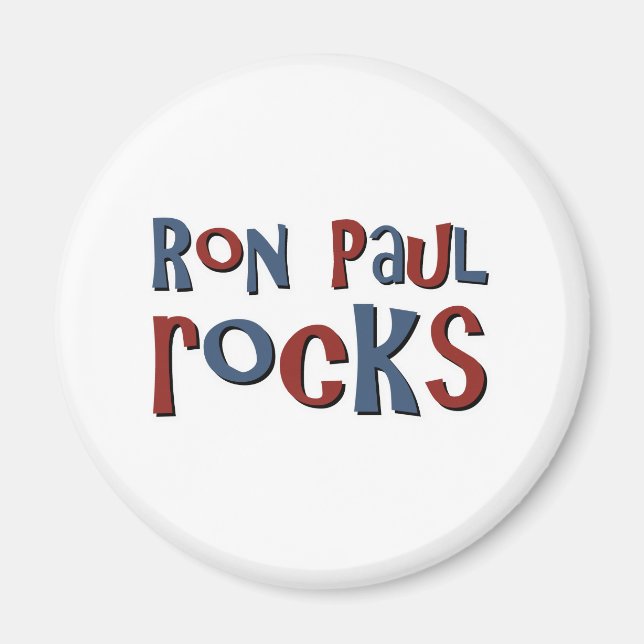 Aimant Ron Paul Rocks (Devant)