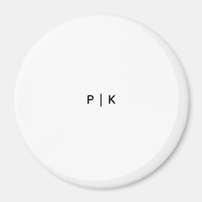 Aimant Rond, 7,62 cm (Devant)