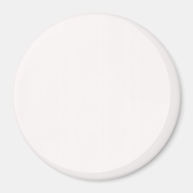 Aimant Rond, 7,62 cm (Devant)
