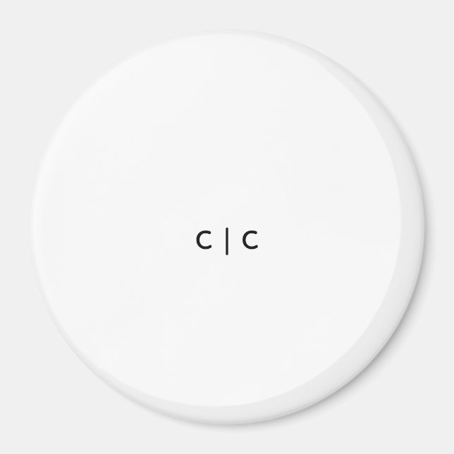 Aimant Rond, 7,62 cm (Devant)