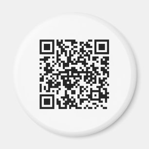 Aimant rond avec des QR-Code