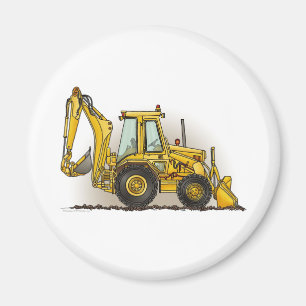Aimant rond backhoe