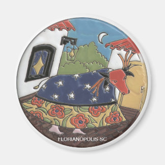 Aimant rond Boeuf de Papaye