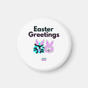 Aimant rond Bunny Fuzzies