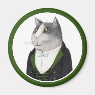 Aimant rond CAT FOOTMAN