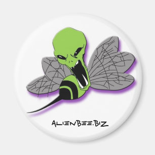 Aimant rond d'abeille étrangère
