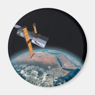 Aimant rond d'astronomie de télescope spatial de