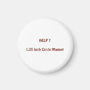 Aimant rond de 1,25 pouces