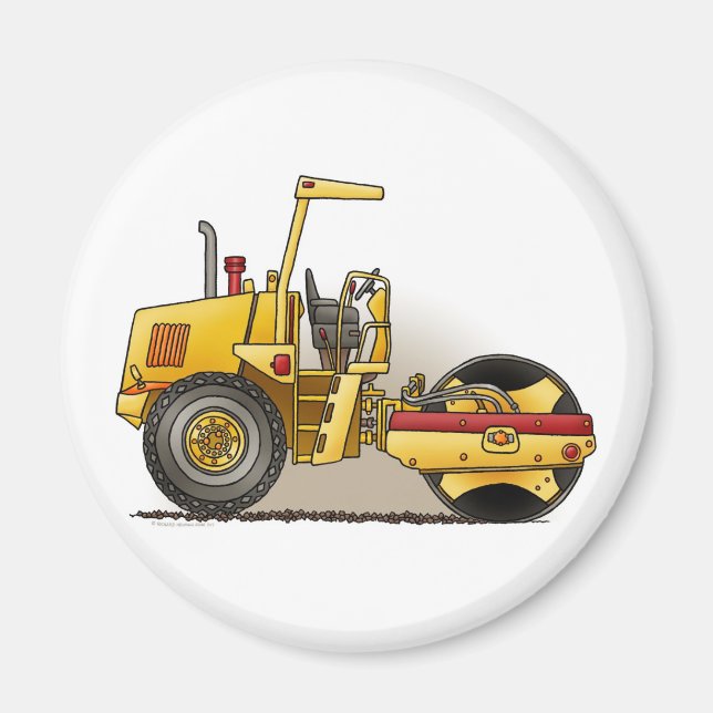 Aimant rond de construction à rouleaux (Devant)