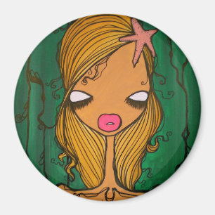 Aimant rond de "Kayla"