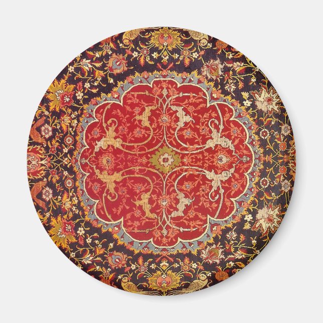 Aimant rond de tapis turc (Devant)