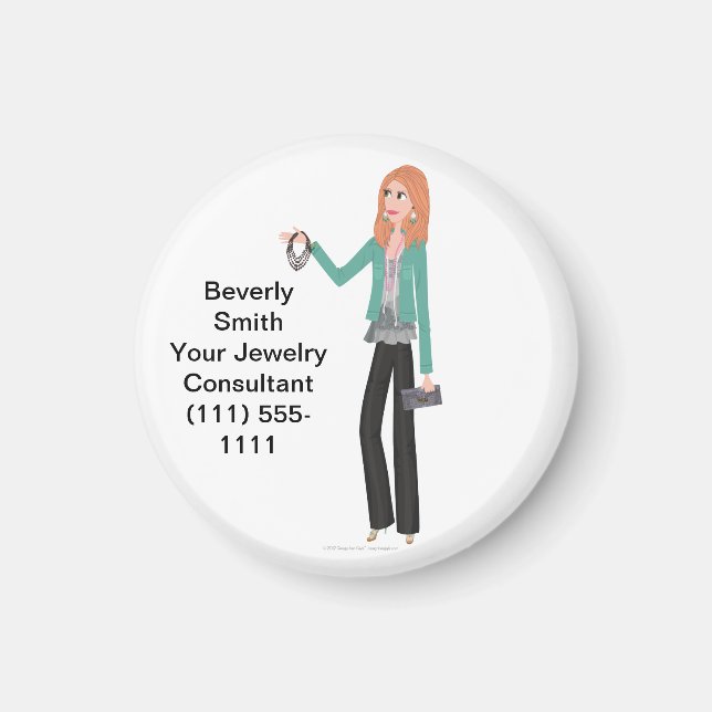 Aimant rond DHG (1,25 pouces) (Devant)