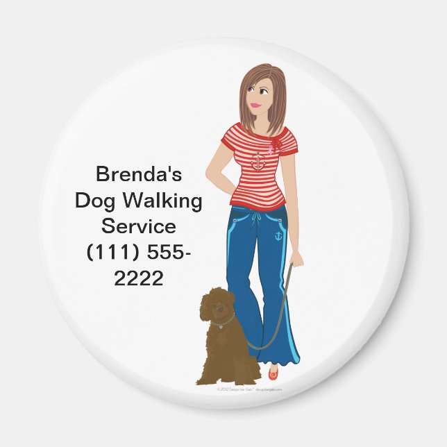 Aimant rond DHG (2,25 pouces) (Devant)