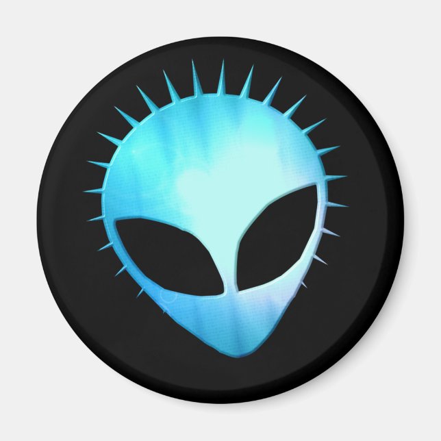 Aimant rond extra-terrestre (Devant)