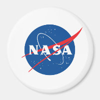 Aimant rond Iconique NASA (Éditer la valeur de l'é