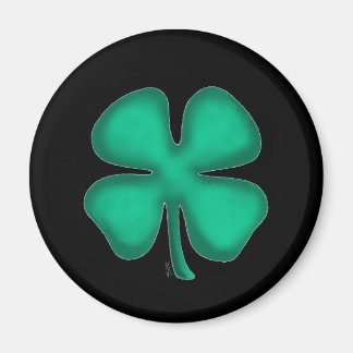 Aimant rond irlandais noir