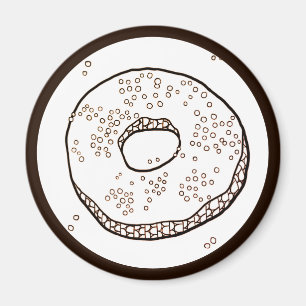 Aimant rond KNIT DONUT