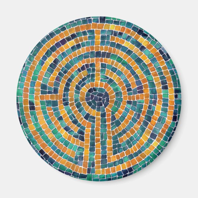 Aimant rond LABYRINTH II (Devant)