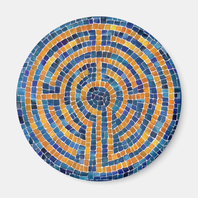 Aimant rond LABYRINTH IV (Devant)