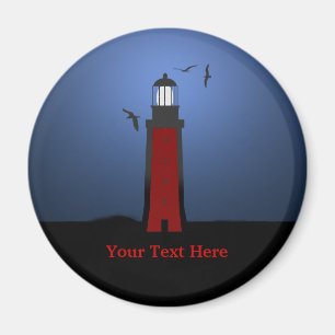 Aimant rond Nautique du phare