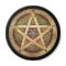Aimant rond Pentacle d'or