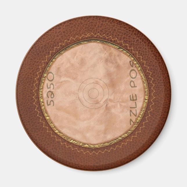 Aimant - Rond - Portrait (Devant)
